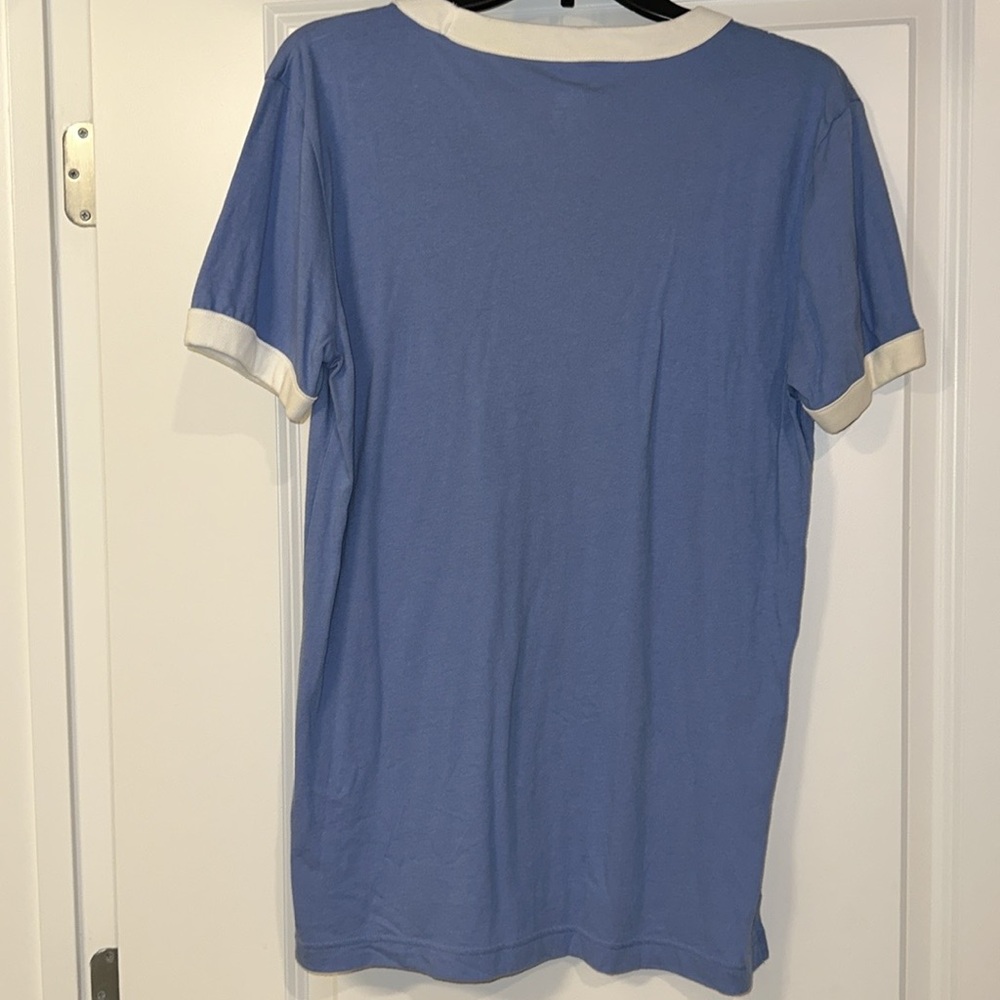 Victoria’s Secret pink campus short sleeve tee blue dawn sans logo size XS - Picture 6 of 6